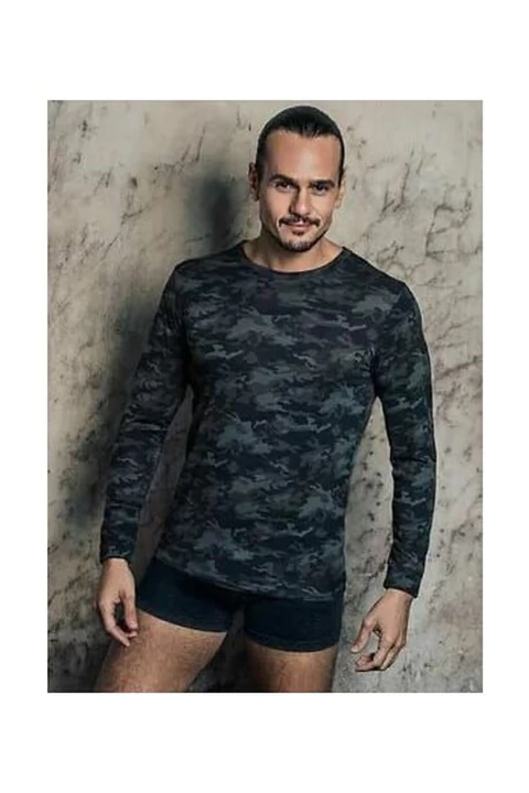 LODY MEN 1015 Camiseta Manga Larga Camuflada