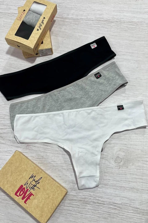 SAYKA 10159 Culotte Less Algodon Y Lycra Basico Max