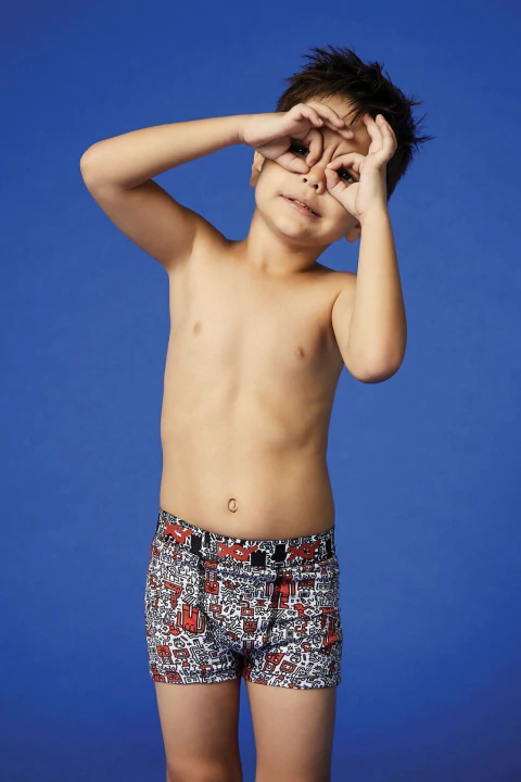 XY 1044 Bóxer Niño Algodón-lycra Estampado
