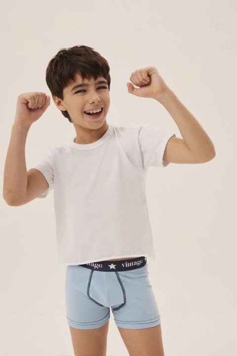 VINTAGE 301 Boxer Nene Algodon Lycra Liso