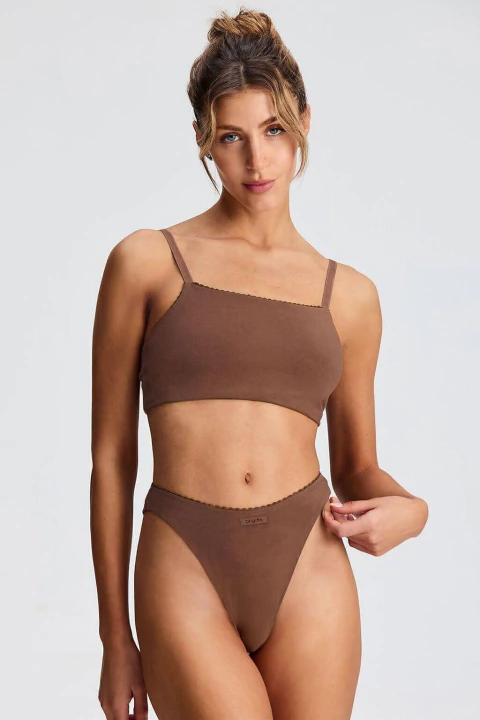 BRIGITTE 2424 Conjunto De Algodón Y Lycra Y Less.