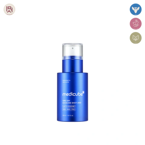 Ampolla con micro-agujas recubiertas de exosomas One Day Exosome Shot Pore Serum 2000 30ml - MEDICUBE