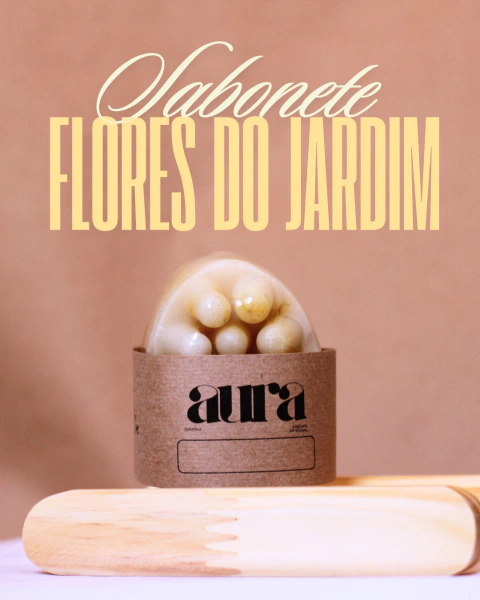 Flores do Jardim - Sabonete Massageador