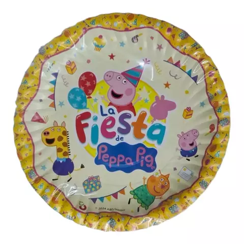 Platos Peppa Pig x 8