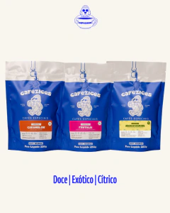 Kit Cafés Equilíbrio | 3 Cafés Especiais Frutados e Doces