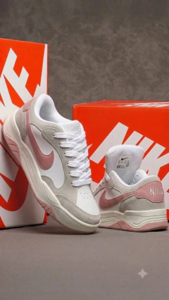 TENIS NK FULL LOW CINZA SIMBOLO ROSA