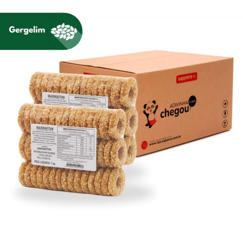 Cookies Gergelim a Granel – Caixa com 12 Unidades (400g cada / Total 4,8kg)