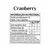 Frasco preto com tampa dourada do suplemento alimentar Cranberry  NatusDay Premium 60 cápsulas softgel, inclui vitamina E e cúrcuma.