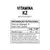 Frasco e caixa do suplemento alimentar Vitamina K2 NatusDay Vitaminas , com 30 cápsulas, contendo menaquinona-7, sem glúten e sem açúcares, indicado para auxiliar na coagulação do sangue e na manutenção da saúde óssea