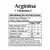 Frasco preto com tampa dourada do suplemento alimentar Arginina + Vitamina C NatusDay, contendo 30 cápsulas softgel para suporte à saúde e alta absorção. Alto teor de vitamina C. Sem açucares.