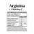 Frasco preto com tampa dourada do suplemento alimentar Arginina + Vitamina C NatusDay, contendo 60 cápsulas softgel para suporte à saúde e alta absorção. Alto teor de vitamina C. Sem açucares.