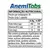 Suplemento Alimentar AnemiTabs com 30 cápsulas softgel de 400mg, contendo ferro, ácido fólico e vitamina B12, indicado para auxiliar na formação das células vermelhas do sangue e prevenção de anemia