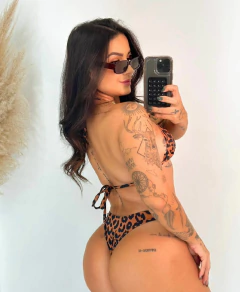 Biquíni cortininha asa delta padrão - Estampados - loja online