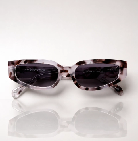Lentes de Sol Noor Carey Multicolor Gris Degrade - Probar en casa