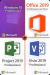 Licenças Windows 10 Pro + Visio 2019 Pro + Project 2019 Professional + Office 2019 Pro Plus