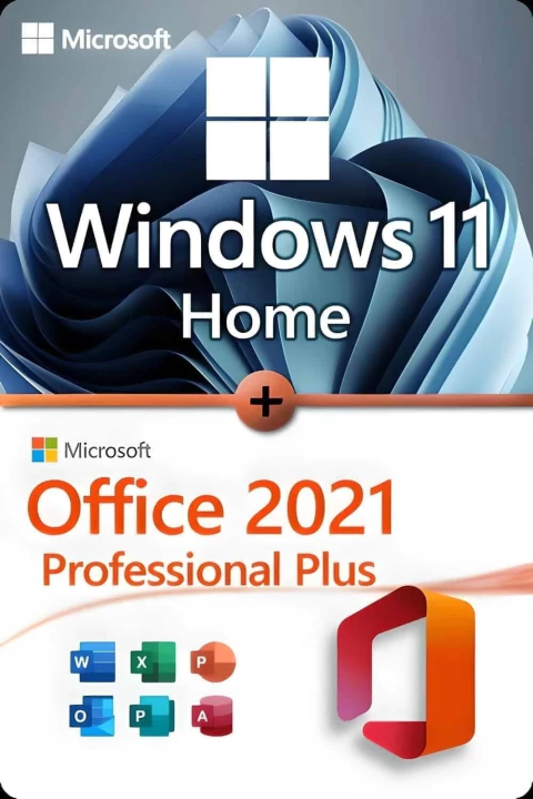 Licenças Windows 11 Home + Office 2021 Professional Plus - Vitalício - comprar online
