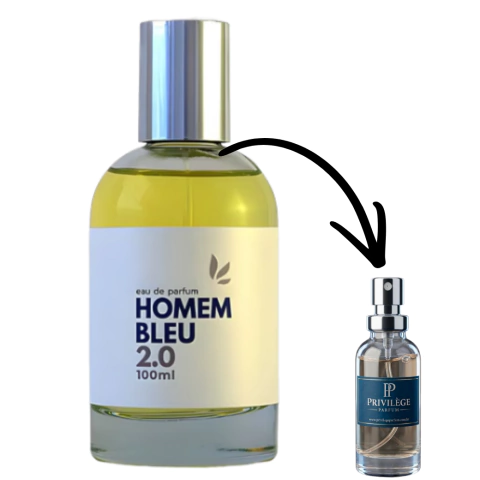 Eau de Parfum Homem Bleu 2.0 – Maracujá Brasil – Perfume fresco, vibrante e sofisticado.