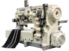 Máquina De Costura Galoneira Plana Base Fechada WX-8803D Cabeçote