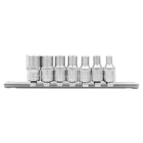 JUEGO BOCALLAVES TORX 7PZ.HEMBRA ENC.1/4"