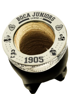 MATE BOCA ALTA PRECISIÓN + CAJA DE PRESENTACION GRABADA + BOMBILLA GRABADA -