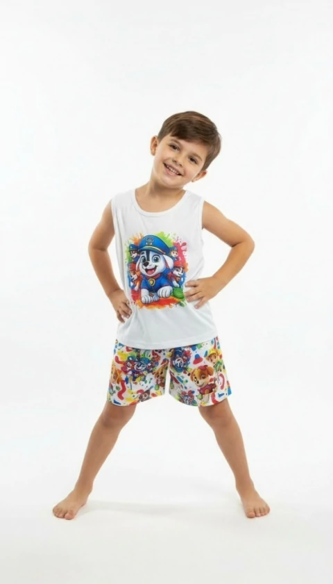 Masculino Infantil Regata - Patrulha Canina