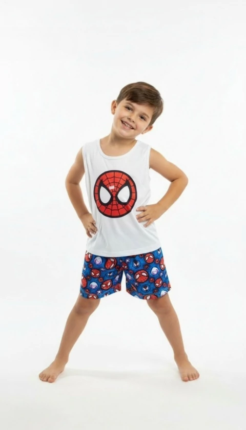 Masculino Infantil Regata - Homem Aranha