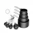 Conjunto de colher e copo de medição de plástico, 4 unidades/8 peças, alça