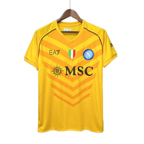 CAMISA DE TREINO NAPOLI 23/24 - TORCEDOR MASCULINA - AMARELO - comprar online