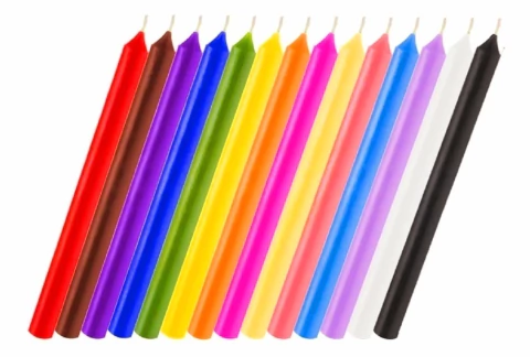 Velas Largas Lisas Color Marrón x 10 Unidades - comprar online