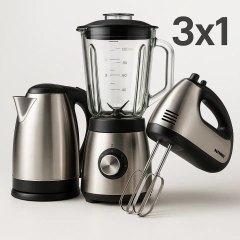 3 x 1 | LICUADORA + PAVA ELECTRICA + BATIDORA en internet