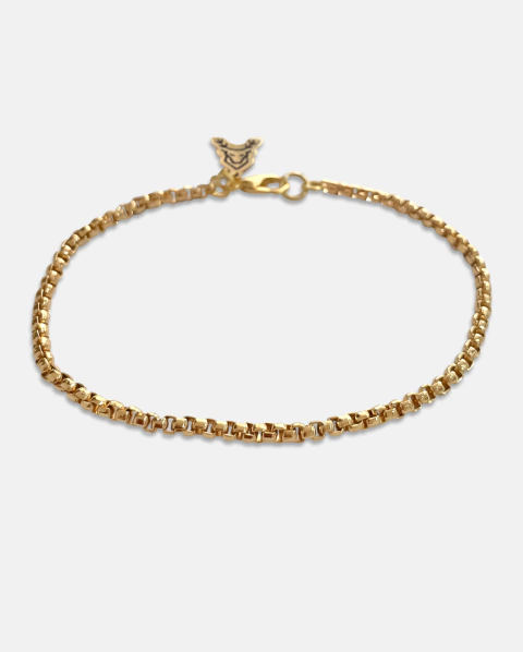 Pulseira Essential Veneziana Dourada 2mm - comprar online
