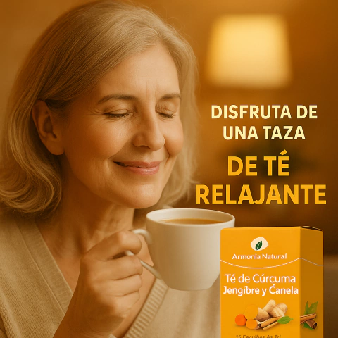 Té De Cúrcuma, Jengibre y Canela - comprar online