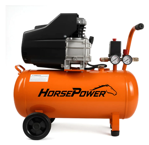 Compresor De Aire Horse Power Ac650 50 Litros 2 Hp 2 Salidas Con Acople Rapido