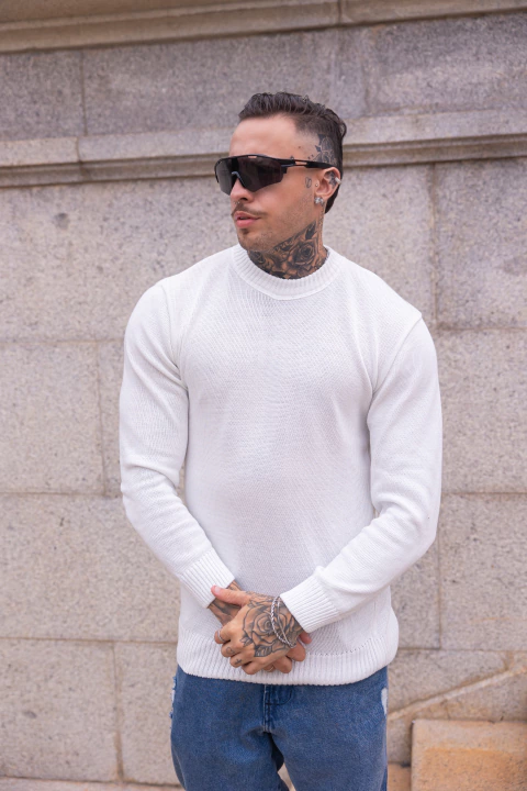 Óculos de Sol Máscara Futurista – Espelhado Prata com Hastes Vermelhas