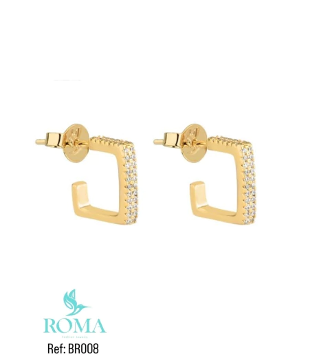 Brinco quadrado Ref: BR008