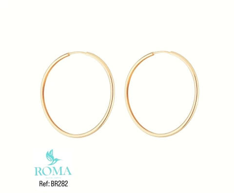 Brinco argola lisa Ref: BR282