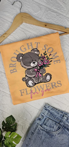 Urso Flowers for you T-shirt - Marrent@