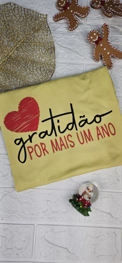 Gratidão por mais um ano - T-shirt - Marrent@