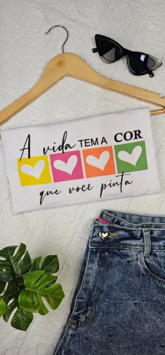 T-Shirt A vida tem a cor... - Marrent@