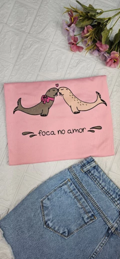 Foca no Amor T-shirt - comprar online
