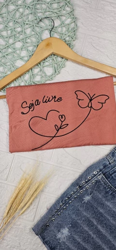 T-Shirt Seja Livre - Marrent@