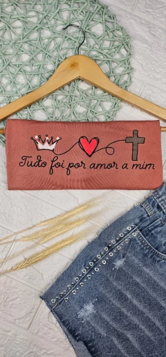 T-shirt Tudo foi por amor a mim - Marrent@