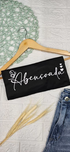 T-Shirt Plus Size Abençoada - comprar online