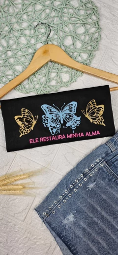 T-Shirt Ele restaura minha alma - Marrent@