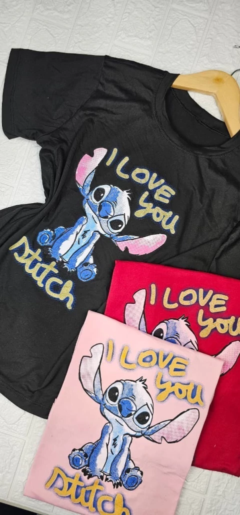 T-Shirt I Love You Stitch