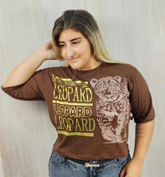 Max Cropped Leopard - comprar online