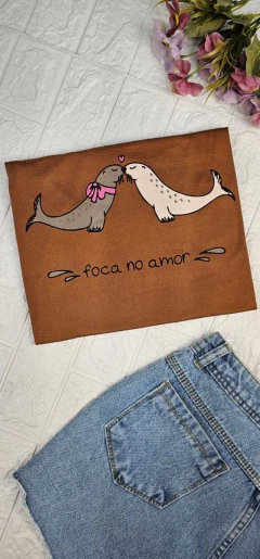Foca no Amor T-shirt - comprar online