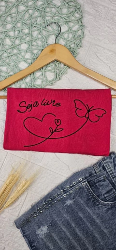 T-Shirt Seja Livre na internet