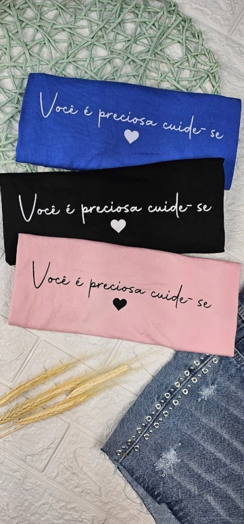 T-Shirt Você é preciosa