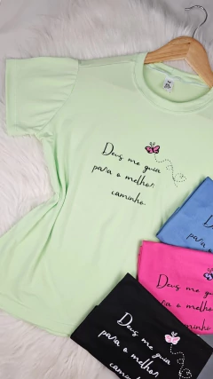 Deus Me Guia Para Melhor Caminho T-shirt